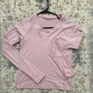 Women's Pink Long Sleeve Top